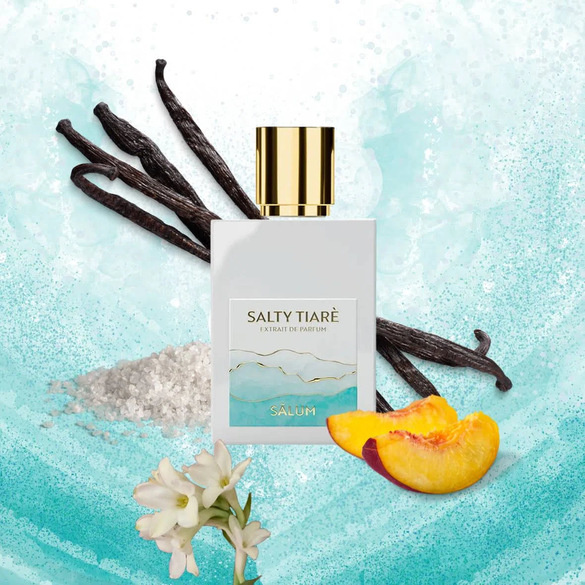 SALTY TIARÈ, SALUM, Extrait de Parfum 50 ml.